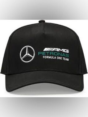 Mercedes-AMG Petronas Formula One Team Racer Black Adjustable Hat Cap